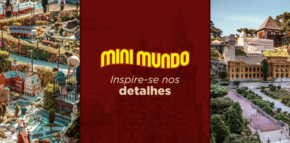 O Mini Mundo é um parque ao ar livre formado por réplicas fiéis de prédios de várias partes do mundo, ricas em detalhes e peças únicas. Conheça!