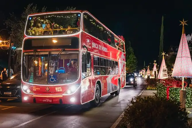 Tour de Ônibus no Natal de Luz Gramado
